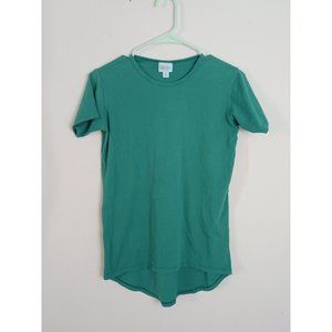 Lularoe Green Tee Girls Size 12